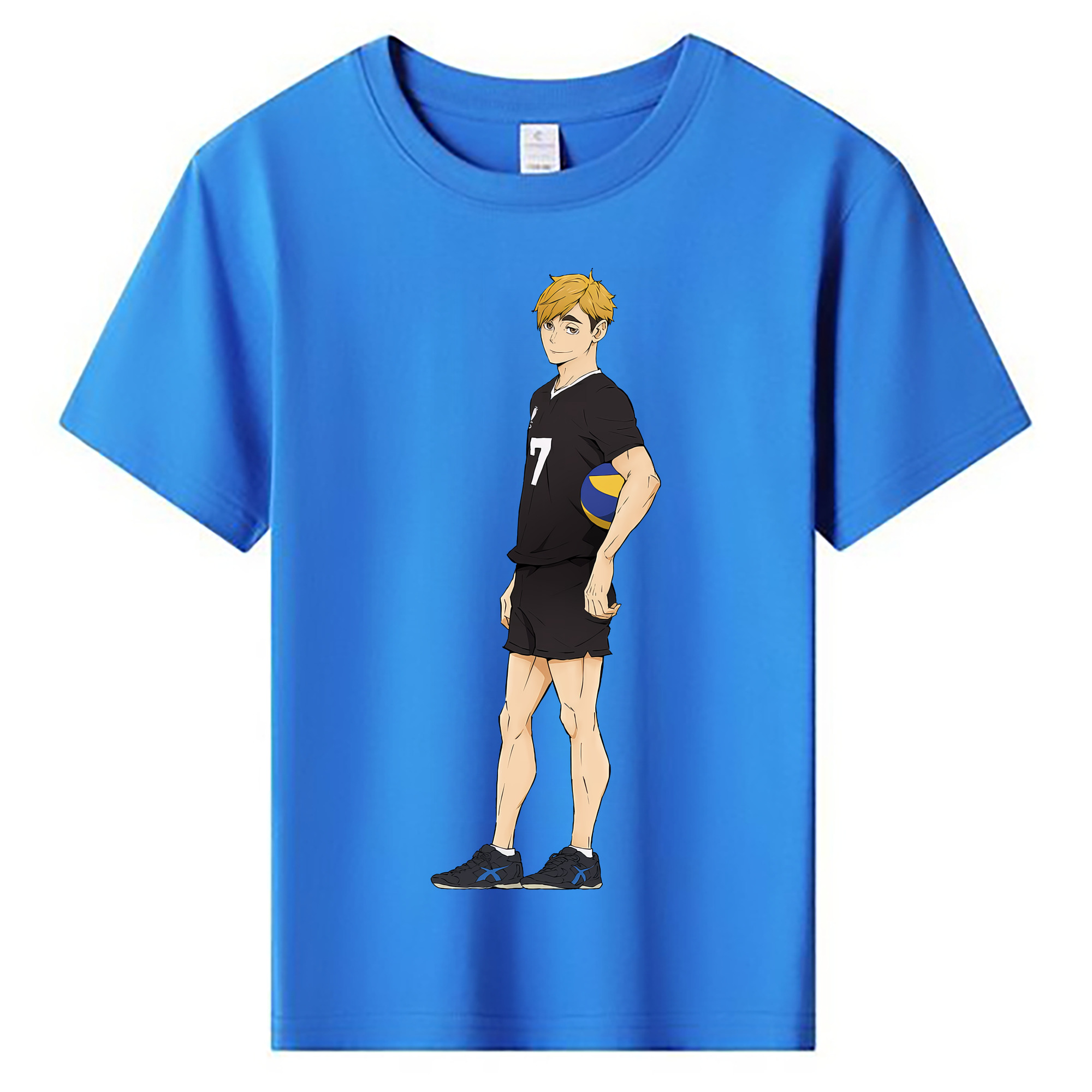 （画像用） ハイキュー!! Haikyu!! 綿100％キッズTシャツ（フロントプリント）